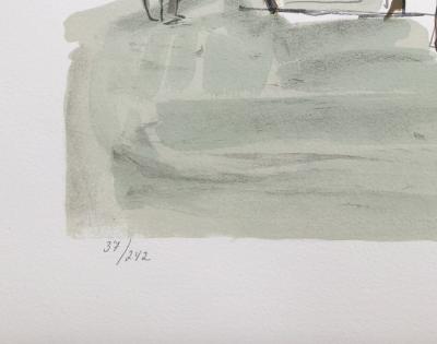 Yves BRAYER : La corniche - Lithographie originale signée 2