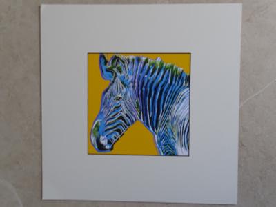 Andy Warhol - Zebra , from Endangered Species -  1987, serigrahy 2