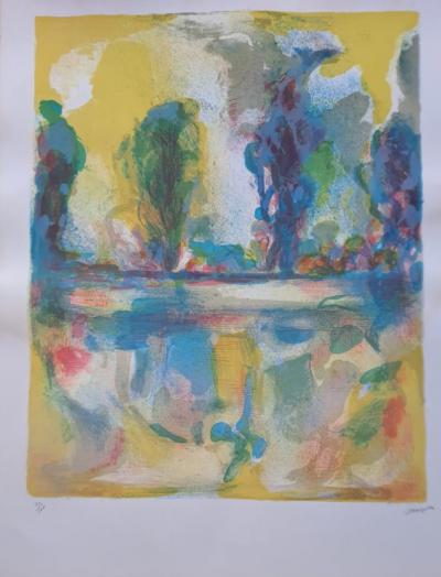 Jean Marzelle - Paysage - Lithographie signée et numérotée au crayon 2