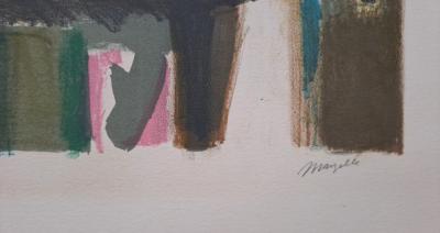 Jean Marzelle - Nature morte à la guitare - Lithographie signée et numérotée au crayon 2