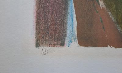 Jean Marzelle - Nature morte à la guitare - Lithographie signée et numérotée au crayon 2
