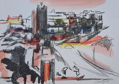 Jean Marzelle - Tolède, 1966 - Lithographie signée et titrée au crayon 2