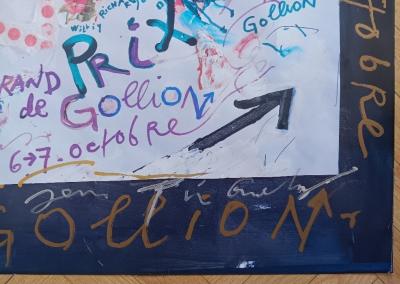 Jean Tinguely - Affiche originale Grand Prix de Gollion 1990 - Signé 2