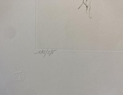 Leonor FINI - L’effroi, gravure originale signée 2