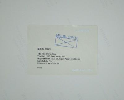Michel Comte - Sharon Stone 1997, 2007 - Photographie en édition limitée 2
