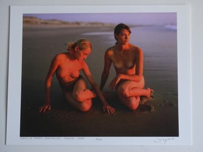 Jock  STURGES - Adele et Fanny , Montalivet , France 2008  - Photography hand signed and numbered 2