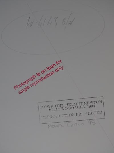 Helmut Newton photograph -  Monte Carlo 1995 2
