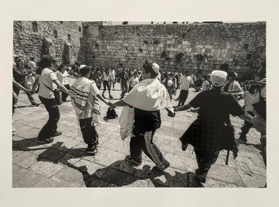 José Nicolas - Bar-mitsvah au murs des lamentations 1998 - Tirage argentique 2