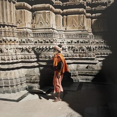 José Nicolas - Rajasthan 2023, Jaipur, temple - Tirage argentique 2