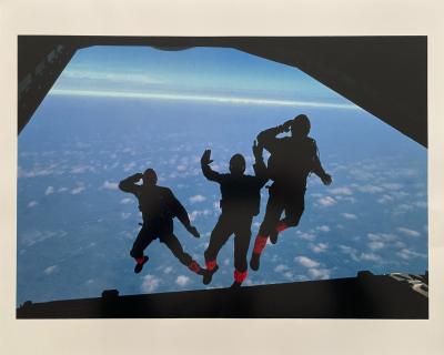 José Nicolas - Chuteurs paras 1997 - Tirage Lambda 2