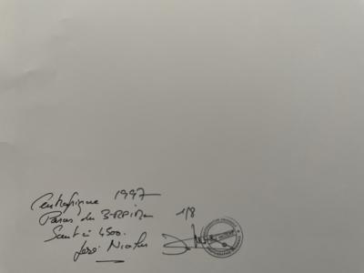 José Nicolas - Chuteurs paras 1997 - Tirage Lambda 2