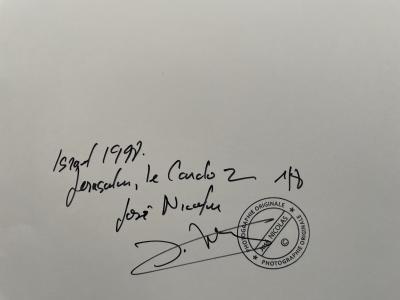 José Nicolas - Jerusalem, le Cardo 1998 - Tirage Lambda 2