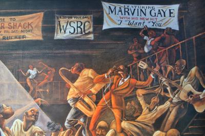 Ernie BARNES : Sugar Shack, SERIGRAPHIE signée, 2002 2