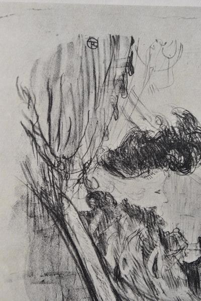 Henri de TOULOUSE-LAUTREC (d’après) : La chanteuse de cabaret,1927, Lithographie signée 2
