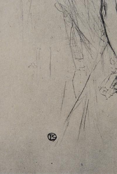 Henri de TOULOUSE-LAUTREC (d’après) : La modiste, 1927, Lithographie signée 2