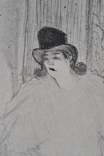 Henri de TOULOUSE-LAUTREC (d’après) : La Cantatrice, 1927, Lithographie signée 2