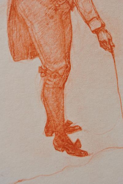 Henri de TOULOUSE-LAUTREC (d’après) - La dresseuse de chien, 1927 , Lithographie signée 2