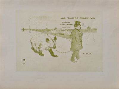 Henri de TOULOUSE-LAUTREC (d’après) : Le dresseur d’ours, 1927, Lithographie signée 2