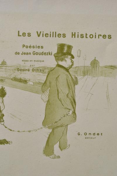 Henri de TOULOUSE-LAUTREC (d’après) : Le dresseur d’ours, 1927, Lithographie signée 2
