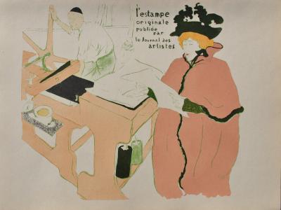 Henri de TOULOUSE-LAUTREC (d’après) : L’estampe Originale,1927, Lithographie signée 2