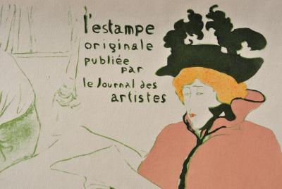 Henri de TOULOUSE-LAUTREC (d’après) : L’estampe Originale,1927, Lithographie signée 2