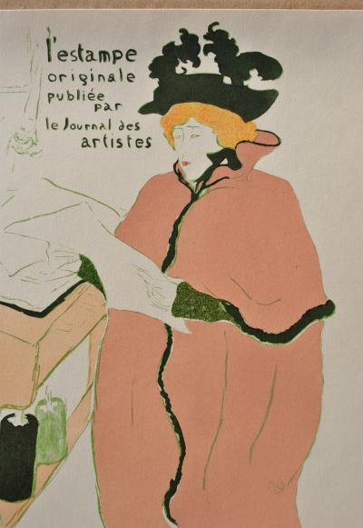 Henri de TOULOUSE-LAUTREC (d’après) : L’estampe Originale,1927, Lithographie signée 2