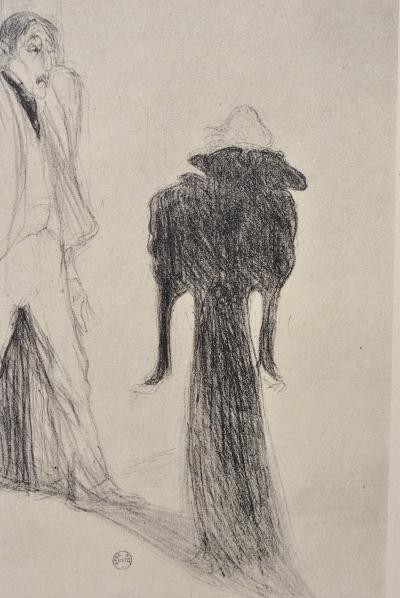 Henri de TOULOUSE-LAUTREC (d’après) : Le fantôme,1927, Lithographie signée 2
