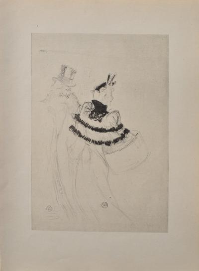 Henri de TOULOUSE-LAUTREC (d’après) : La chapelière,1927, Lithographie signée 2