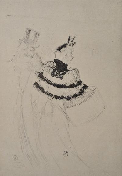 Henri de TOULOUSE-LAUTREC (d’après) : La chapelière,1927, Lithographie signée 2