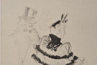 Henri de TOULOUSE-LAUTREC (d’après) : La chapelière,1927, Lithographie signée 2