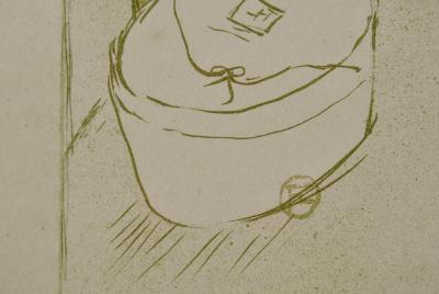 Henri de TOULOUSE-LAUTREC (d’après) : La chapelière des champs Elysées,1927, Lithographie signée 2
