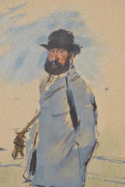 Henri de TOULOUSE-LAUTREC (d’après) : Le Comte Alphonse de Lautrec, 1927, Lithographie signée 2