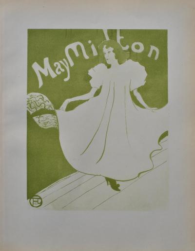 Henri de TOULOUSE-LAUTREC (d’après) : May Milton, 1927, Lithographie signée 2