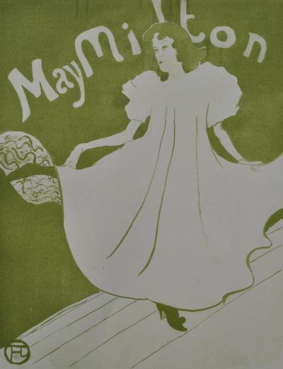 Henri de TOULOUSE-LAUTREC (d’après) : May Milton, 1927, Lithographie signée 2