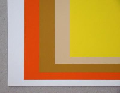 Josef ALBERS (after) - Homage to the Square - Yes Sir, 1977 - Silkscreenprint in colors 2