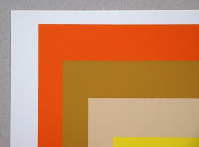 Josef ALBERS (after) - Homage to the Square - Yes Sir, 1977 - Silkscreenprint in colors 2