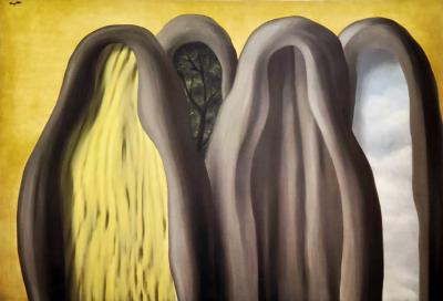 René Magritte (d’après), Le Palais des rideaux, lithographie, 2016 2