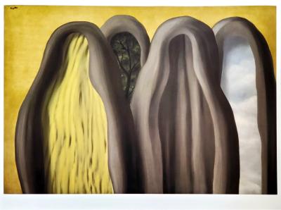 René Magritte (d’après), Le Palais des rideaux, lithographie, 2016 2