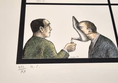 Roland Topor, Fétiche, lithographie rare H.C., 1993 2