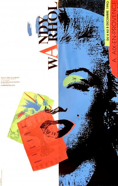 Andy Warhol (after) - Untitled (Marilyn), 1990 - rare original poster 2