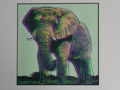 Andy Warhol (d’après) - Elephant - 1987, serigrahy