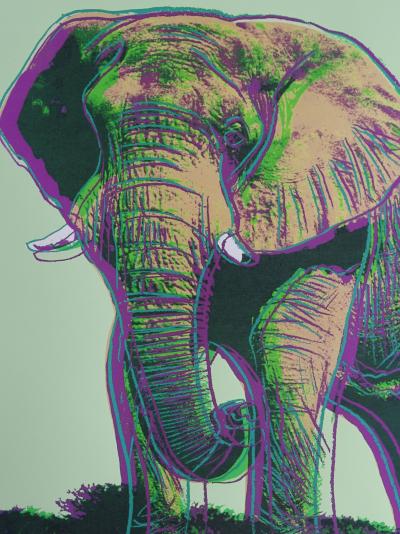 Andy Warhol (d’après) - Elephant - 1987, serigrahy 2