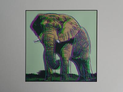 Andy Warhol (d’après) - Elephant - 1987, serigrahy 2