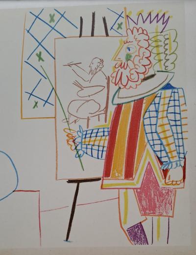 Pablo Picasso - La femme masquée et le roi, 1954 - Lithographie 2