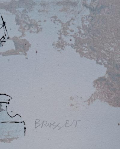 Jean-Paul Brusset - L’Hotel des Invalides, Pont Alexandre III - Lithographie originale signée et numérotée par l’artiste 2