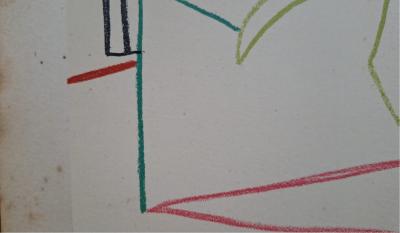 Pablo Picasso - Le roi et la femme nue au chapeau, 1954 - Lithographie 2