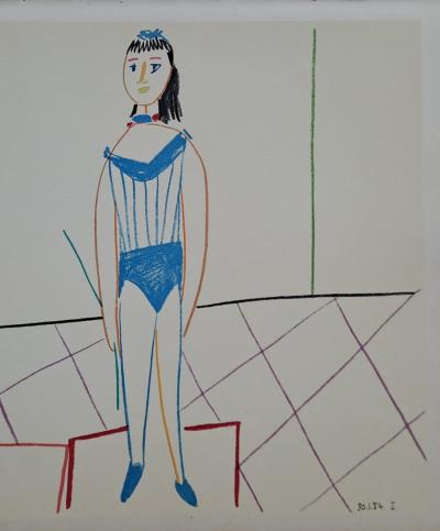Pablo Picasso - L’acrobate et le clown, 1954 - Lithographie 2
