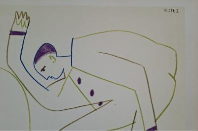 Pablo Picasso - La femme et l’homme saluant, 1954 - Lithographie 2
