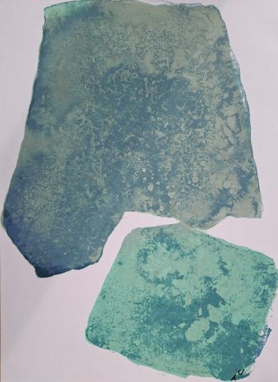 Pierre Tal-Coat - Composition - Lithographie originale, en couleurs, signée 2