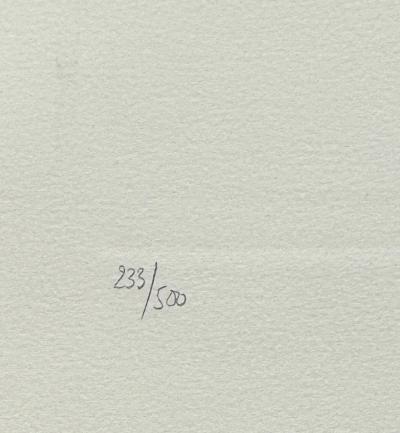 Jean COCTEAU - Hommage à Verharen - Lithographie signée dans la planche 2